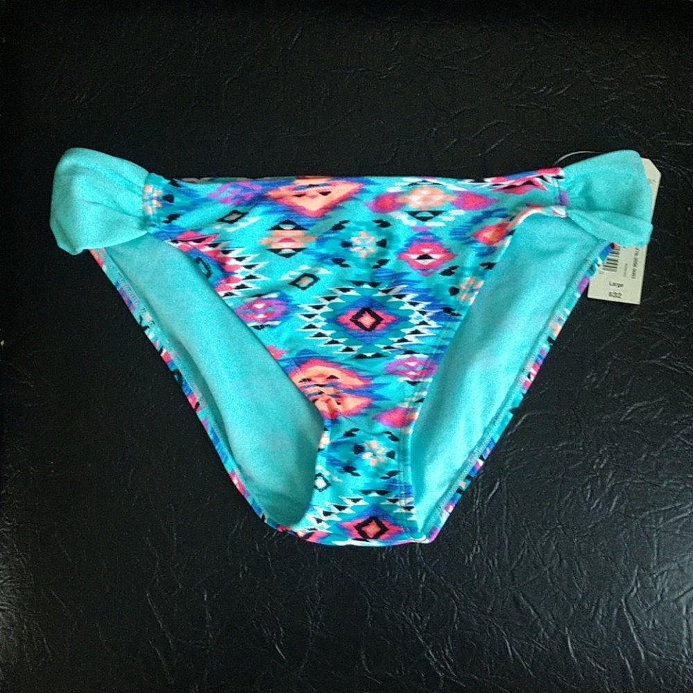 Arizona Multi Colored / Aqua bathing suit bottom.